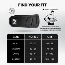 Load image into Gallery viewer, DMoose Fitness Weight Lifting Belt (Black 2.0)
