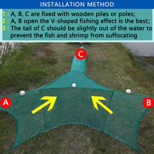 Load image into Gallery viewer, Lawaia Collapsible Crab &amp; Shrimp Trap - Portable Folded Cast Net with Float and Chain - 3m
