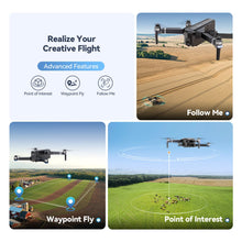 Load image into Gallery viewer, Drones with Camera for Adults 4K UHD Camera, 60 Mins Flight Time with GPS Auto Return Home, Brushless Motor, Black (with Carrying Case)
