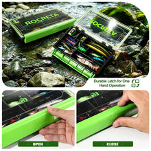 Load image into Gallery viewer, ROCRETA Fishing Lures Kit with Tackle Box, Trout, Bass Fishing Kit
