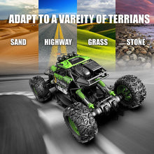 Load image into Gallery viewer, 1:12 Large RC Cars for Boys with Upgraded Lifting Function, 2.4GHz 4WD Remote Control Car Toy Gifts 20km/h Monster Truck (Green)
