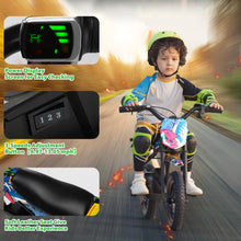 Load image into Gallery viewer, 24V Electric Dirt Bike for Kids Ride on Motorcycle Toddler Dirt-bike Battery Powered Vehicles Off-Road Motorbike Motocross
