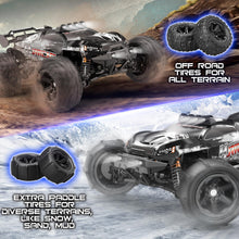 Load image into Gallery viewer, 1:14 Scale All Terrain RC Cars for Adults &amp; Boys (HS14323), Max Fast 40+ KPH, 4WD Off-Road RC Truck for Snow &amp; Sand &amp; Mud
