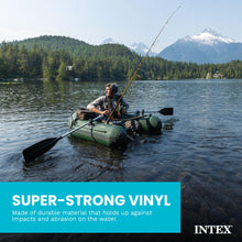 Load image into Gallery viewer, INTEX Big Catch Pro Inflatable Fishing Float Tube Set with Oars
