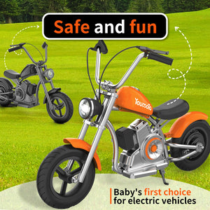 Electric Motorcycle for Kids ，Electric Dirt Bike，24V Ride on Toy for Big Kids w/LED Lights & Power Display ，3-Speed Modes