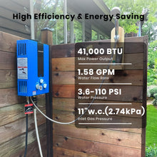 Load image into Gallery viewer, GASLAND BE158L Tankless Water Heater Propane | CSA Certified | 6L 1.58 GPM
