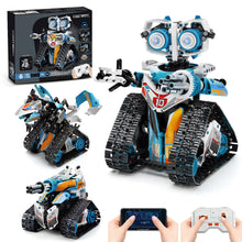 Load image into Gallery viewer, Robot Toys for Kids Ages 8-14, Remote &amp; App-Controlled 3 in 1 STEM Robotics Set for Kids, Creative Birthday (695 Pieces)
