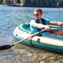 Load image into Gallery viewer, INTEX Seahawk 3-Person Inflatable Fishing Boat Set with Oars and Pump
