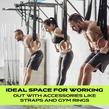 Load image into Gallery viewer, Rage Fitness Heavy-Duty Wall Mounted Pull Up Bar - Black
