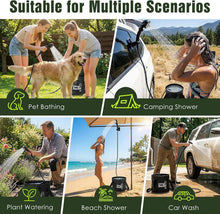 Load image into Gallery viewer, MoKo Portable Shower for Camping, 8000mAh Rechargeable Camping Shower Pump
