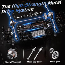 Load image into Gallery viewer, 1:14 All Terrain RC Cars, 40KPH High Speed Off Road RC Truck,4WD Remote Control Car with 2 Li-ion Batteries, Fast Extreme Monster Truck

