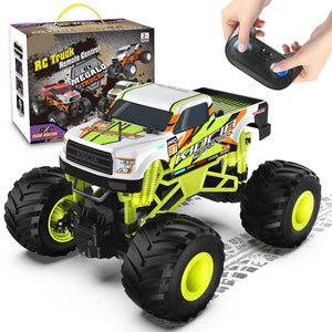 Remote Control Car, 20KM/H Monster Truck Toys for Ages 5-7, 1:16 Scale All Terrain RC Cars for Boys & Girls Age 4-7