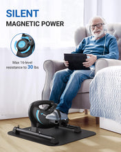 Load image into Gallery viewer, Under Desk Bike Pedal Exerciser - Black &amp; Blue

