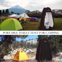 Load image into Gallery viewer, Your Choice Pop-Up Shower Tent, 47.2"Wx82.7"H Changing Tent - Black

