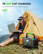 Load image into Gallery viewer, Portable Power Station 1000W 999Wh Solar Generator for Outdoor Camping
