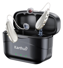 Load image into Gallery viewer, Karthus Hearing Aids, Rechargeable Hearing Aids for Seniors with Hearing Loss - Gold
