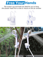 Load image into Gallery viewer, innhom Portable Shower Camping Shower Outdoor Camp Shower Pump, Electric Rechargeable Portable Camping Shower, Powered by Rechargeable Battery
