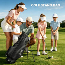 Load image into Gallery viewer, 14-Way Golf Bags for Men, Golf Stand Bag, Black
