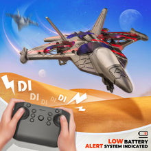 Load image into Gallery viewer, Mini Stunt 360° Flip Fighter Jet Toy with Colorful LED Navigation Lights Red, Toys for ages 8-13
