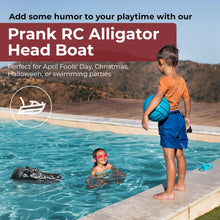 Load image into Gallery viewer, Remote Control Alligator Head - Remote Control Boat Prank Toy for Kids, Adults, Pranksters - 2.4G Waterproof RC Boats
