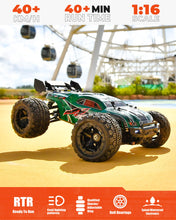 Load image into Gallery viewer, Grade 1:16 Scale Remote Control Truck, 4WD Top Speed 40+ Kmh All Terrains Electric Toy Off Road RC Truck Vehicle Car Crawler

