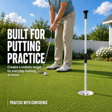Load image into Gallery viewer, GEAVOUED 3FT Golf Flagstick for Backyard Practice Putting Green, Detachable Flag Pole with Ball Retrieval Base, Ideal for Golf Cup, Driving Range &amp; Country Club (3FT-WHITE-3PACK)
