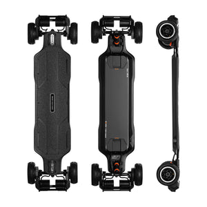 Pro 4WD All-Terrain Off Road Electric Skateboards, Top Speed of 35 Mph, 24 Miles Range, 7000W Quad Motor, IP55 Waterproof