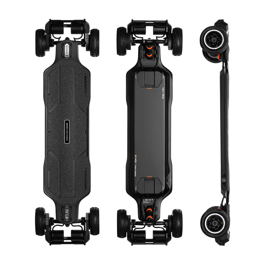 Pro 4WD All-Terrain Off Road Electric Skateboards, Top Speed of 35 Mph, 24 Miles Range, 7000W Quad Motor, IP55 Waterproof