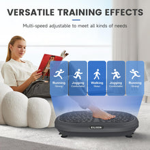 Load image into Gallery viewer, EILISON FitMaxx 3D XL Vibration Plate Exercise Machine - Whole Body Workout Vibration Platform w/Loop Bands - Lymphatic Drainage Machine for Weight Loss, Shaping, Recovery (Fitmaxx Black)
