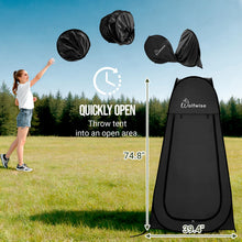 Load image into Gallery viewer, WolfWise Pop Up Shower Tent for Camping Essentials, Compact &amp; Lightweight
