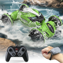 Load image into Gallery viewer, Amphibious Remote Control Car Boat - 4WD Gesture RC Stunt Car 2.4 GHz Transforms Waterproof Vehicle Toys
