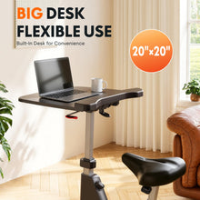 Load image into Gallery viewer, FLEXISPOT Exercise Bike with 2D Desktop - V9 Black
