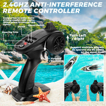 Load image into Gallery viewer, Remote Control Boats - Fast Speed RC Boat 32+ KPH with A Portable Suitcase for Lakes &amp; Pools &amp; Salt Water, Summer Toys for Adults and Kids

