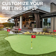 Load image into Gallery viewer, KINGTOP 3 ft Yellow Golf Flagstick Set with Number 6 Red Flag and Cup
