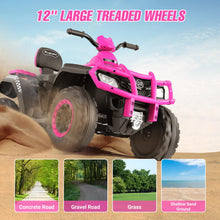 Load image into Gallery viewer, 2 Seater Ride on ATV for Big Kids, 4 Wheeler Quad Ride on Toy with 10AH Battery,2 * 80 W Motor, 4mph Max Speed, Pink

