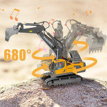 Load image into Gallery viewer, RC Excavator Toy Gifts Remote Control Excavator Toys for Boys 3-5 Year Old RC Construction Toys
