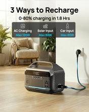 Load image into Gallery viewer, Daran Portable Power Station 600W with 80W Solar Panel
