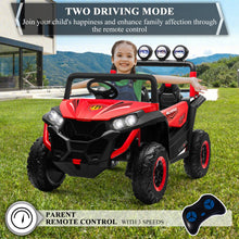 Load image into Gallery viewer, 2 Seater Ride on Car Truck,24V Electric Vehicle Car for Kids 3-8 Years,200W Motors,4 Shock Absorbers (Red)
