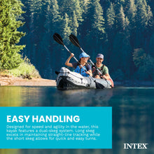 Load image into Gallery viewer, INTEX Dakota K2 Inflatable Kayak 2-Person Portable Set with Paddles &amp; Pump
