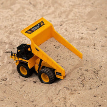 Load image into Gallery viewer, Remote Control Dump Truck - 5-Channel Electric Radio Control Construction Vehicles - Realistic Toy with Lights and Sounds
