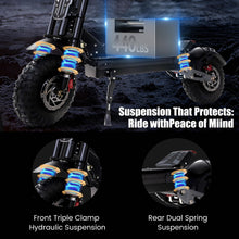 Load image into Gallery viewer, Electric Scooter Adult 7000W Brushless Motor Up to 55 MPH, 60V 33Ah Li-Ion Battery Range 65+ Miles, 13 &quot;All Terrain Tires
