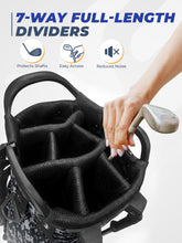 Load image into Gallery viewer, Sturdum Lightweight 7 Way Golf Stand Bag for Men Women, Upgrade Base

