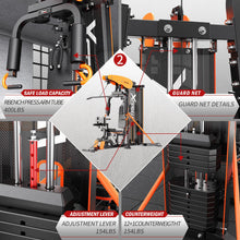 Load image into Gallery viewer, XGSW Multi-Function Home Gym Workout Station, Featuring a Pulley System, arm Trainer (L03-1 Single-Person Fitness Station)
