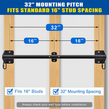 Load image into Gallery viewer, Kipika Heavy Duty Wall Mounted Pull Up Bar (32" Straight Type)
