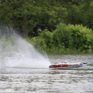 Pro Boat RC Blackjack 42" 8S Brushless Catamaran RTR Battery and Charger Not Included White/Red