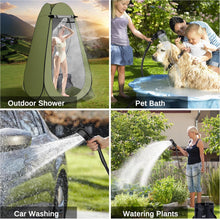Load image into Gallery viewer, MILBOPAX Portable Shower for Camping, 6000mAh Rechargeable Camping Shower with Intelligent LED Display, Foldable Bucket, 4 Spray Modes, IPX7 Waterproof Outdoor Camp Pump for Hiking, Travel, Car, Pet
