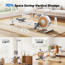 Load image into Gallery viewer, MERACH Rowing Machine with App (Manual-Adjust, Silent Version)

