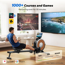 Load image into Gallery viewer, MERACH Electric-Adjust Self-Powered Rowing Machines for Home
