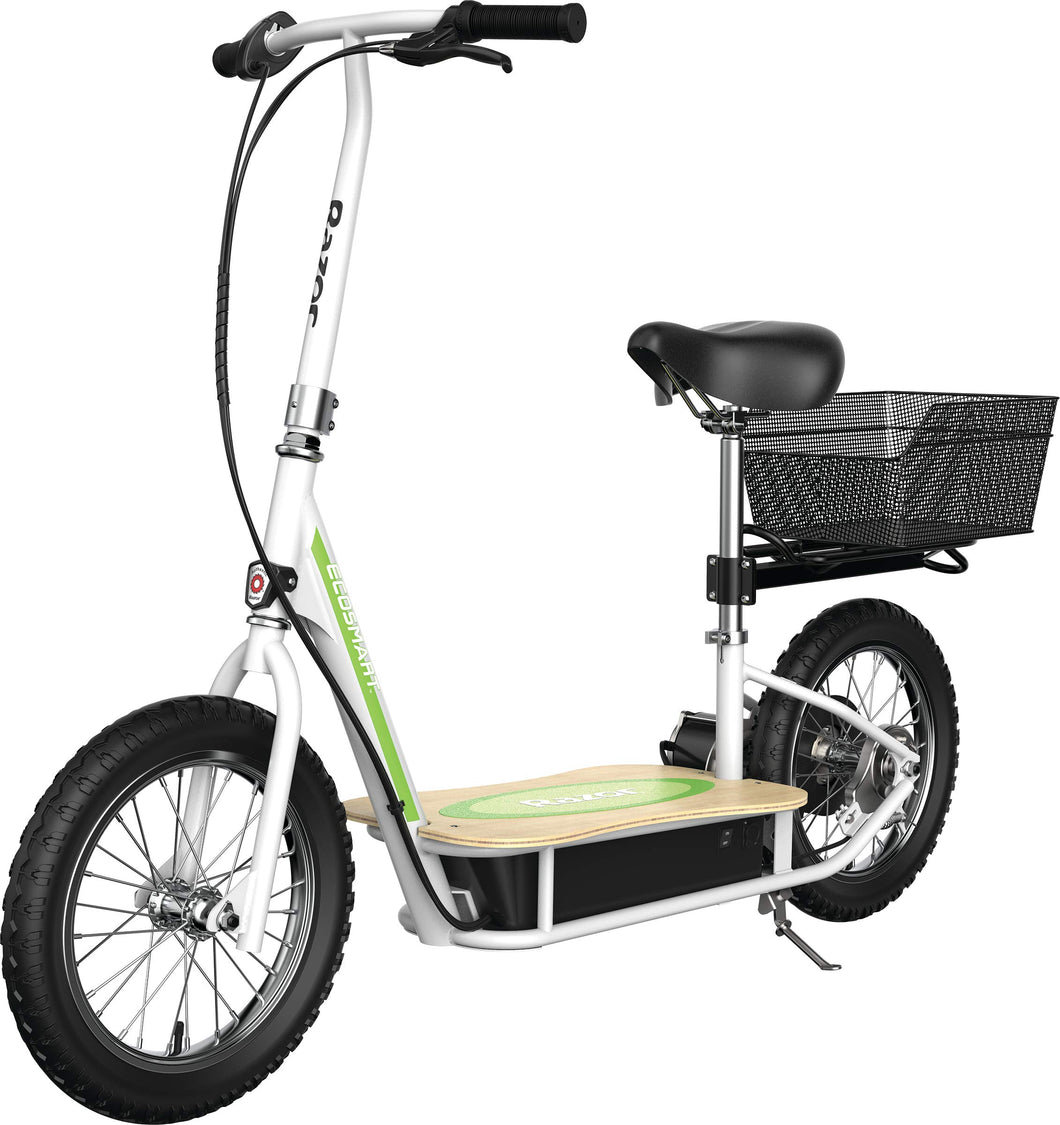 Razor EcoSmart Metro Electric Scooter Chain-Driven Motor - White - FFP