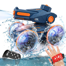 Load image into Gallery viewer, Amphibious Remote Control Car - Stunt Toy for Kids Ages 6-8-12, Water &amp; Land 4WD with Gesture Sensing, Lights
